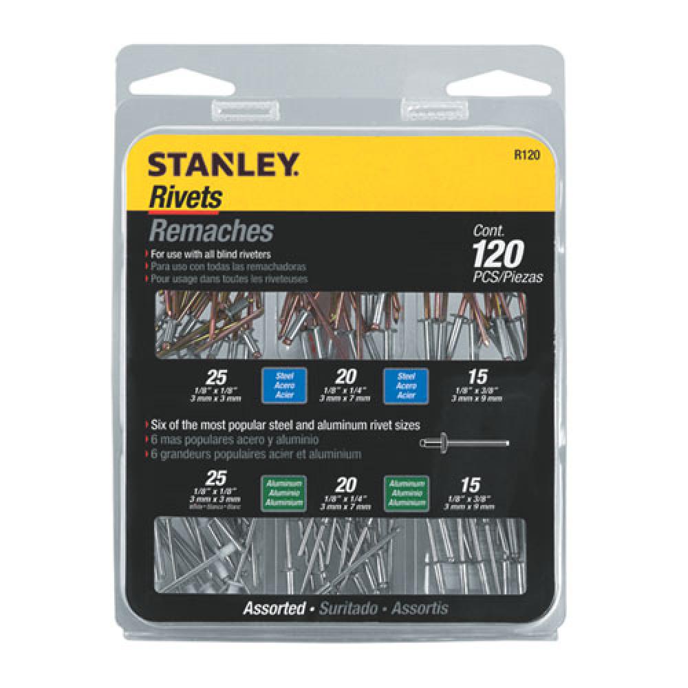 120 pc Rivet Assortment