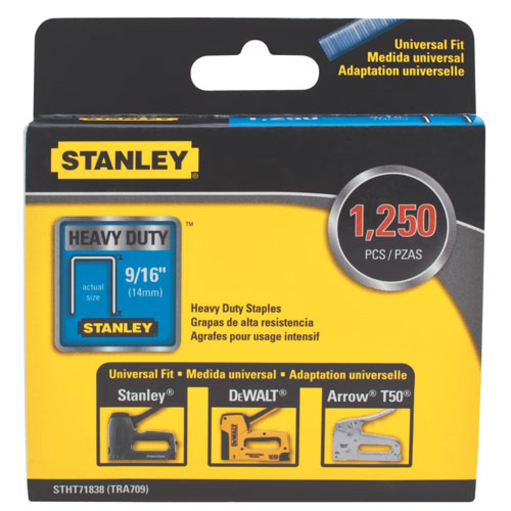 1,250 pc 9/16 in Heavy Duty Narrow Crown Staples