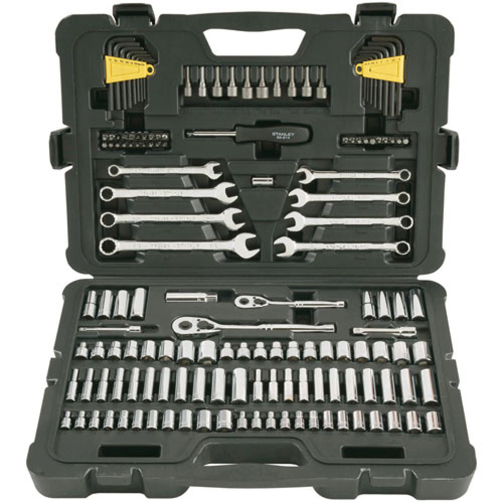 145 pc 1/4 in & 3/8 in Drive Mechanicâ€™s Tool Set