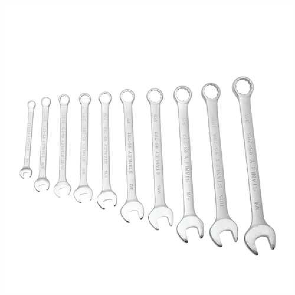10 pc SAE Combination Wrench Set
