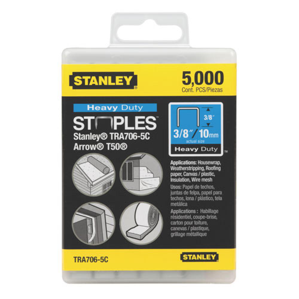 5,000 pc 3/8 in Heavy Duty Staples