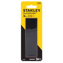 Stanley 11-301L - 50pk 18mm Quick-Point(TM) Blades