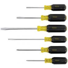 Stanley 66-565 - 6 pc Vinyl Grip Screwdriver Set