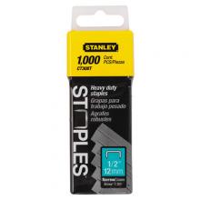Stanley CT308T - 1,000Â pc 1/2 inÂ Flat Narrow Crown Staples