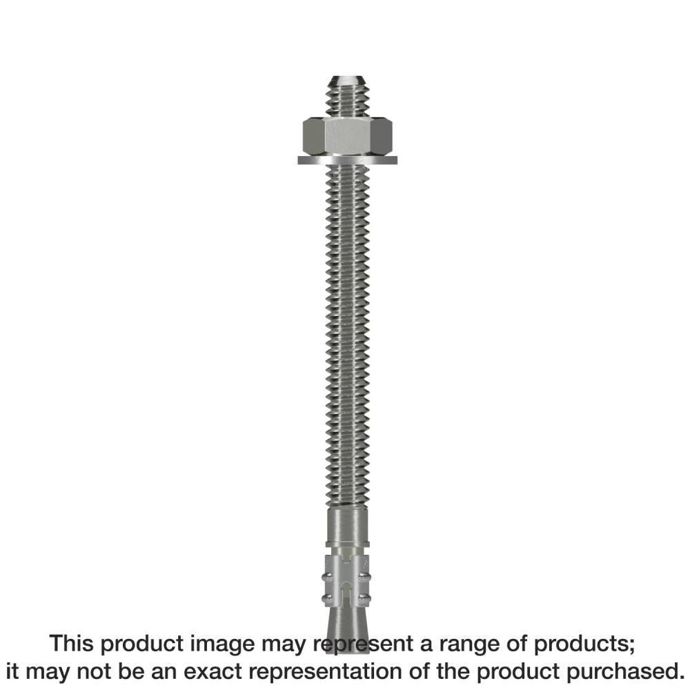 Strong-Bolt® 2 - 1/4 in. x 3-1/4 in. Type 304 Stainless-Steel Wedge Anchor (100-Qty)