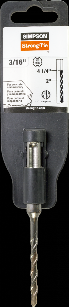 3/16 in. x 4-1/4 in. SDS-plus® Shank Drill Bit