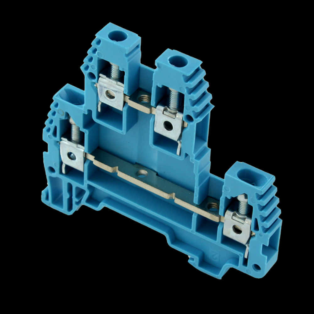 SCREW CLAMP TERM.4MM BLUE