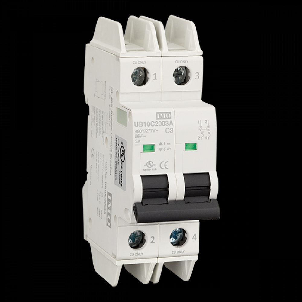 10kA UL489 MCB, 2 pole 15A D Curve