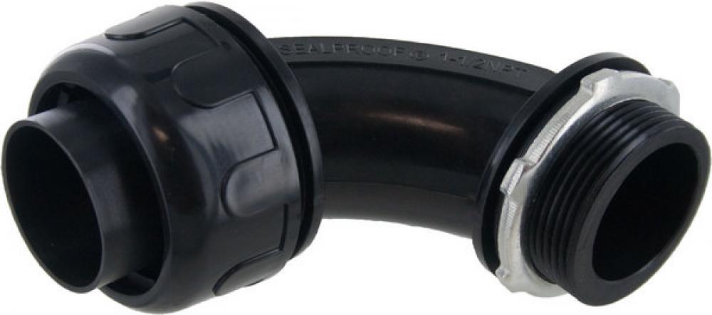 L.T. CONN NYL 1-1/2Inch 90DEG. BLACK