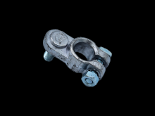 Techspan 762559L - BATT TERM WING-NUT LEAD POSITIVE 3/8" 50PK