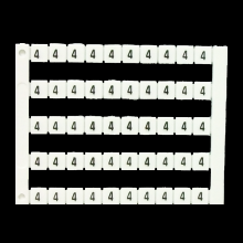 Techspan MT5-4 - Marker 5 x 5 mm White, Printed 4, 500pcs