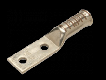 Techspan BBLU065DNT - LONG BARREL, COPPER LUG 650MCM 1/2" PINK 2HOLE NARROW TONGUE