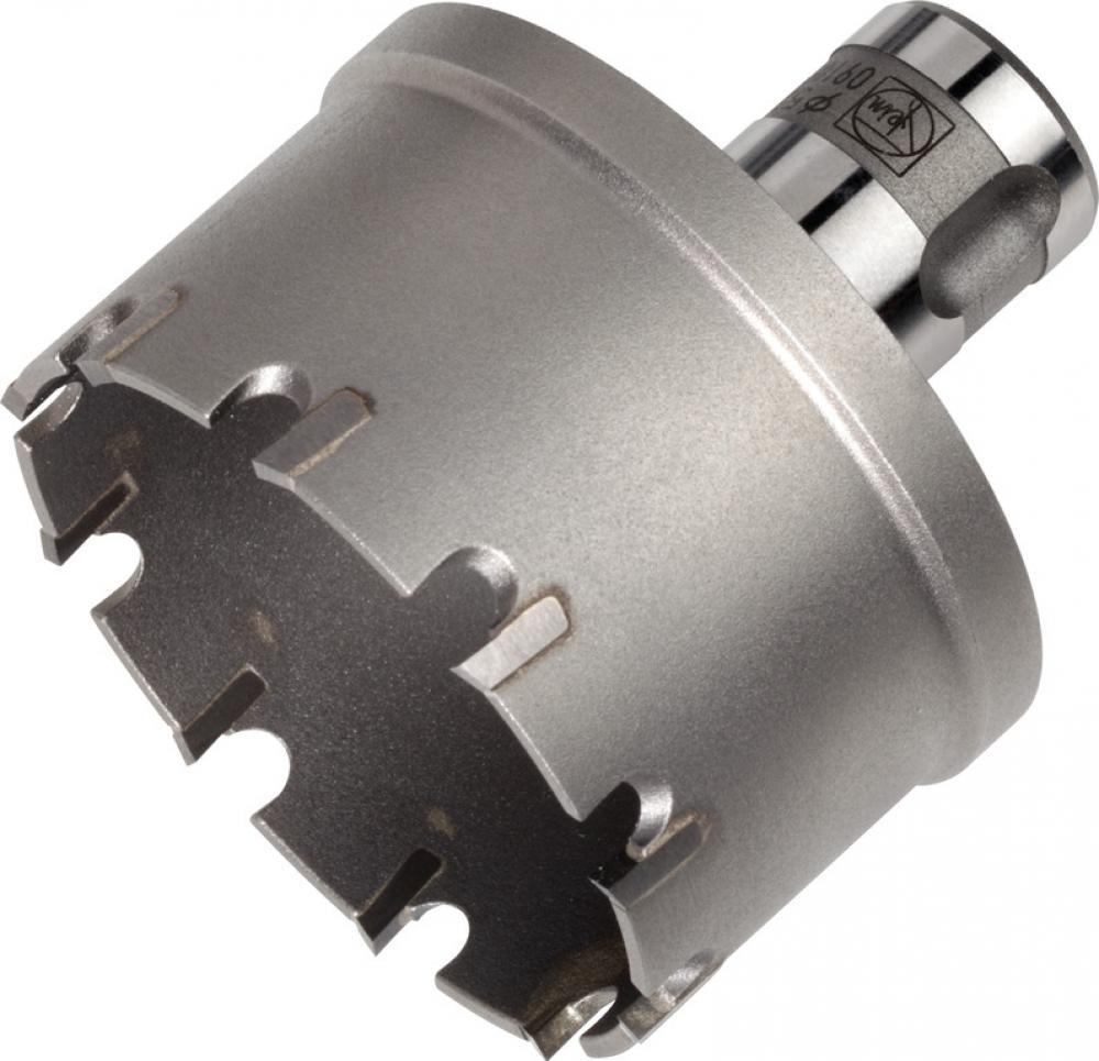 Carbide hole saw with QuickIN-PLUS mount for pipes