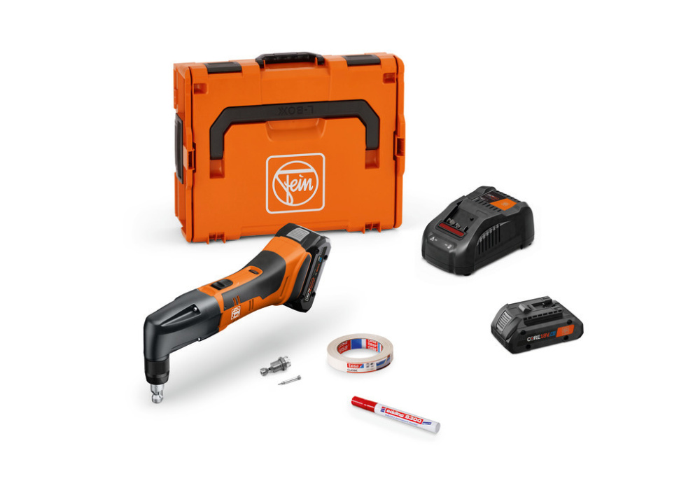 Cordless nibbler for up to 17 gauge thickness