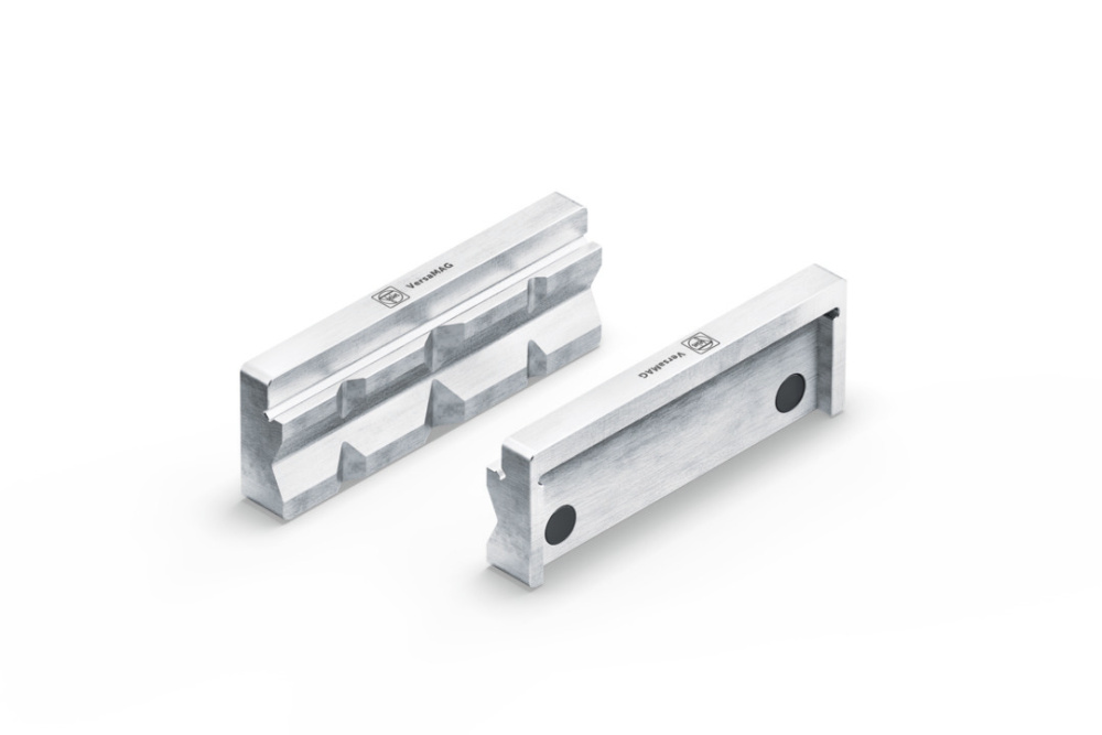 Pair of protective jaws (B) prism 110 mm aluminum (FEIN VersaMAG)