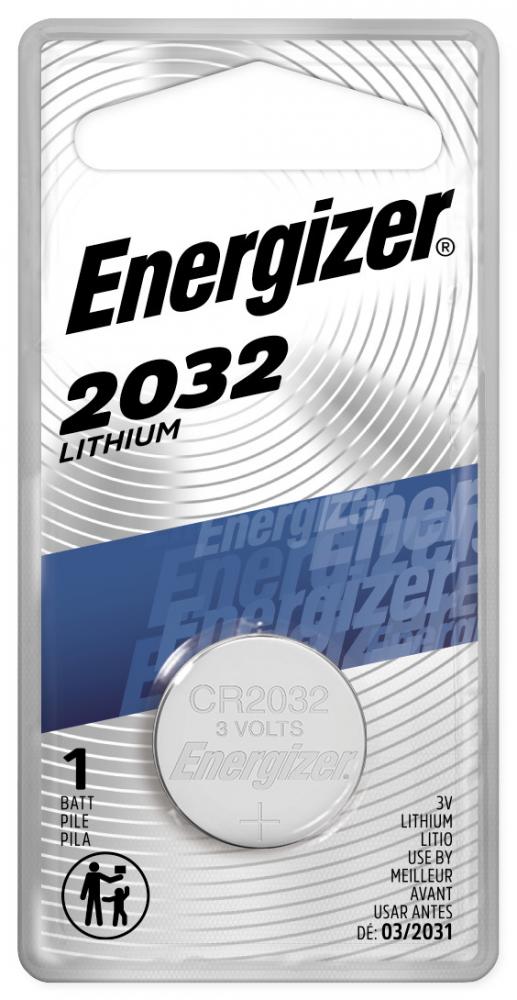 Energizer 2032 Batteries (1 Pack), 3V Lithium Coin Batteries
