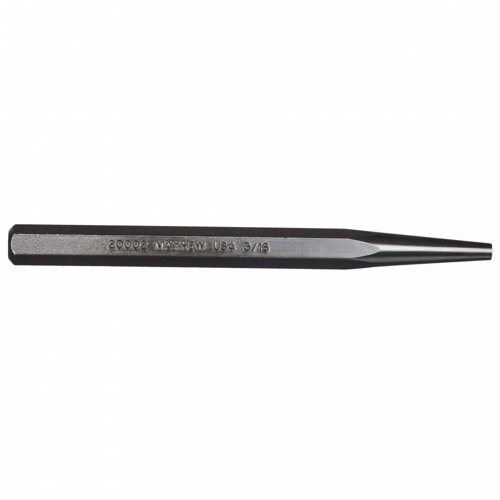 3/16&#34; REG BLACK OXIDE SOLID PUNCH 20002