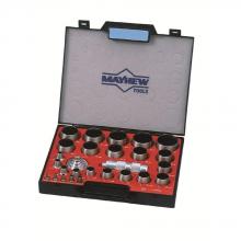 Mayhew 66000 - MAYHEW PROâ„¢ 16PC HOLLOW PUNCH SET SAE 66000 Made in the USA