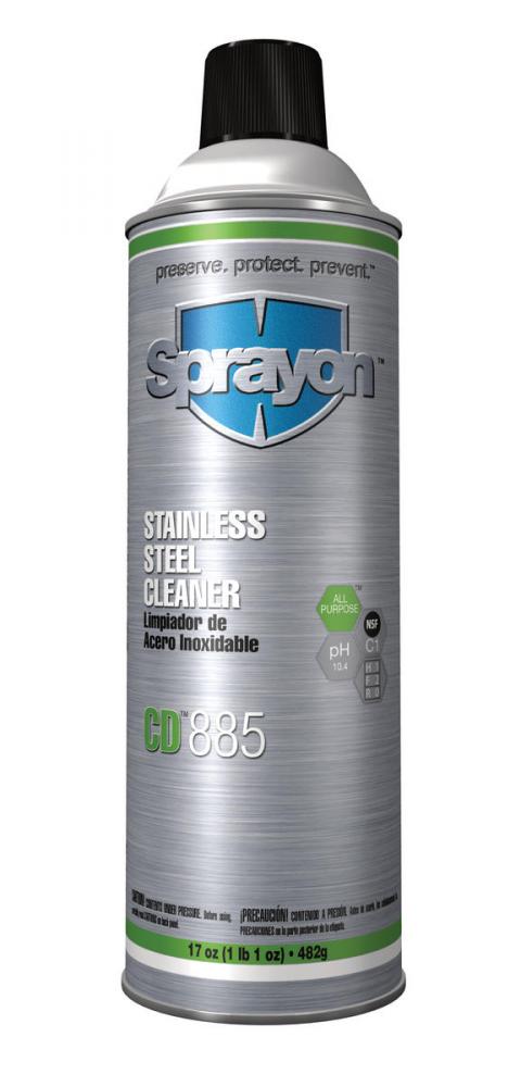 Sprayon CD885 Stainless Steel Cleaner, 14 fl. oz.