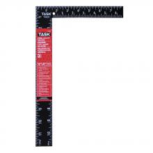 Task Tools T58201 - 12" Steel Utility Square (White on Black)