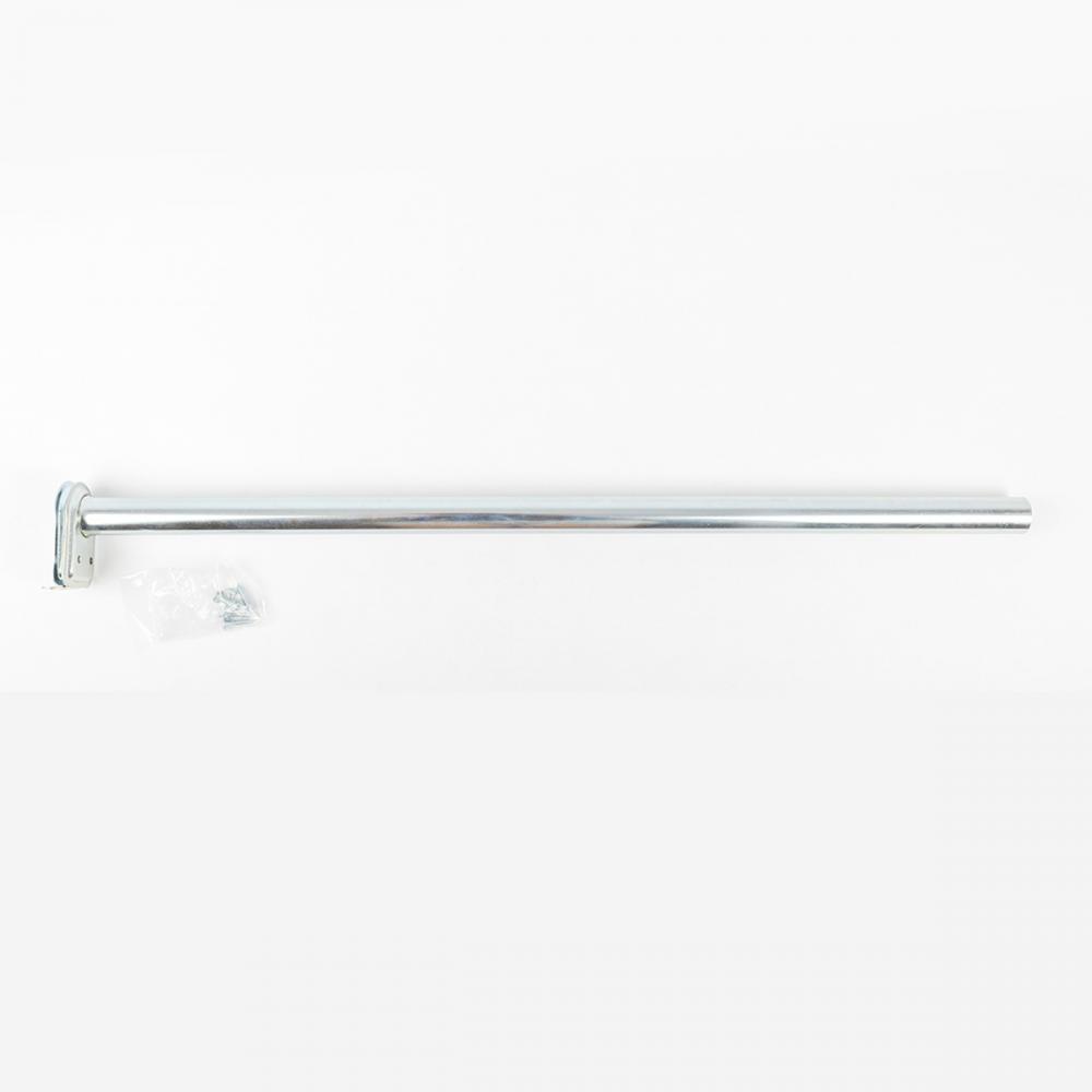 Closet Rod Adjustable 24in To 48in Zinc