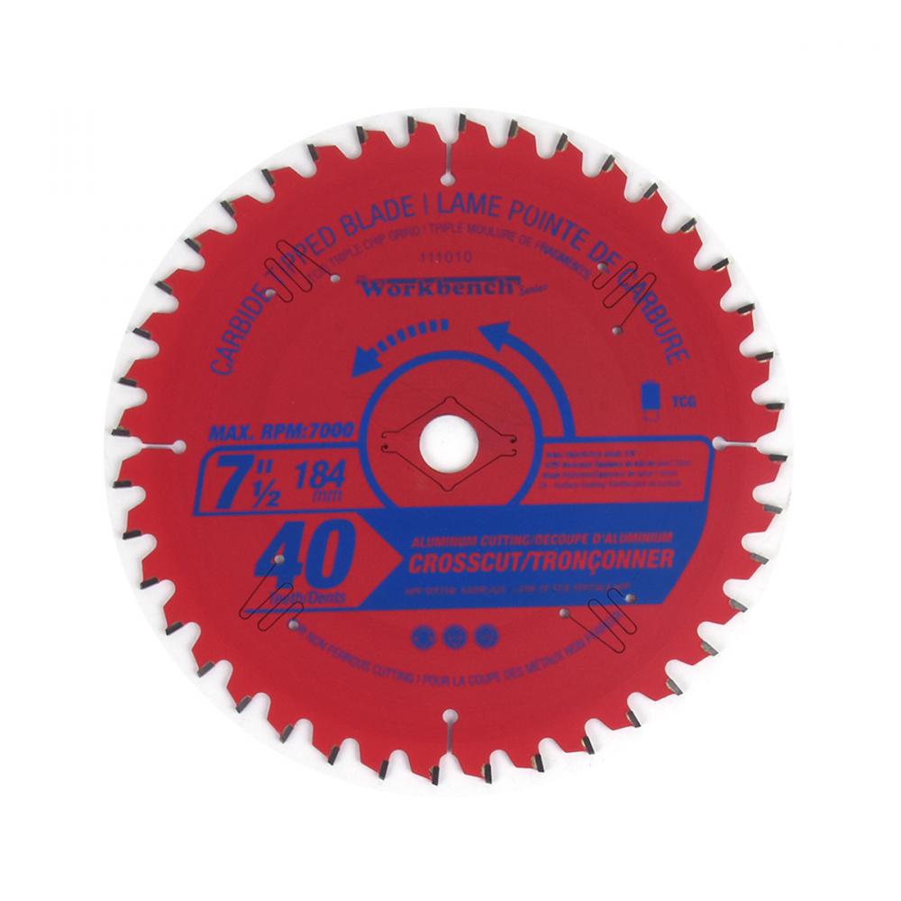 Saw Blade Alum TCG Cut 7¼&#34; (184mm) 40T 7000RPM