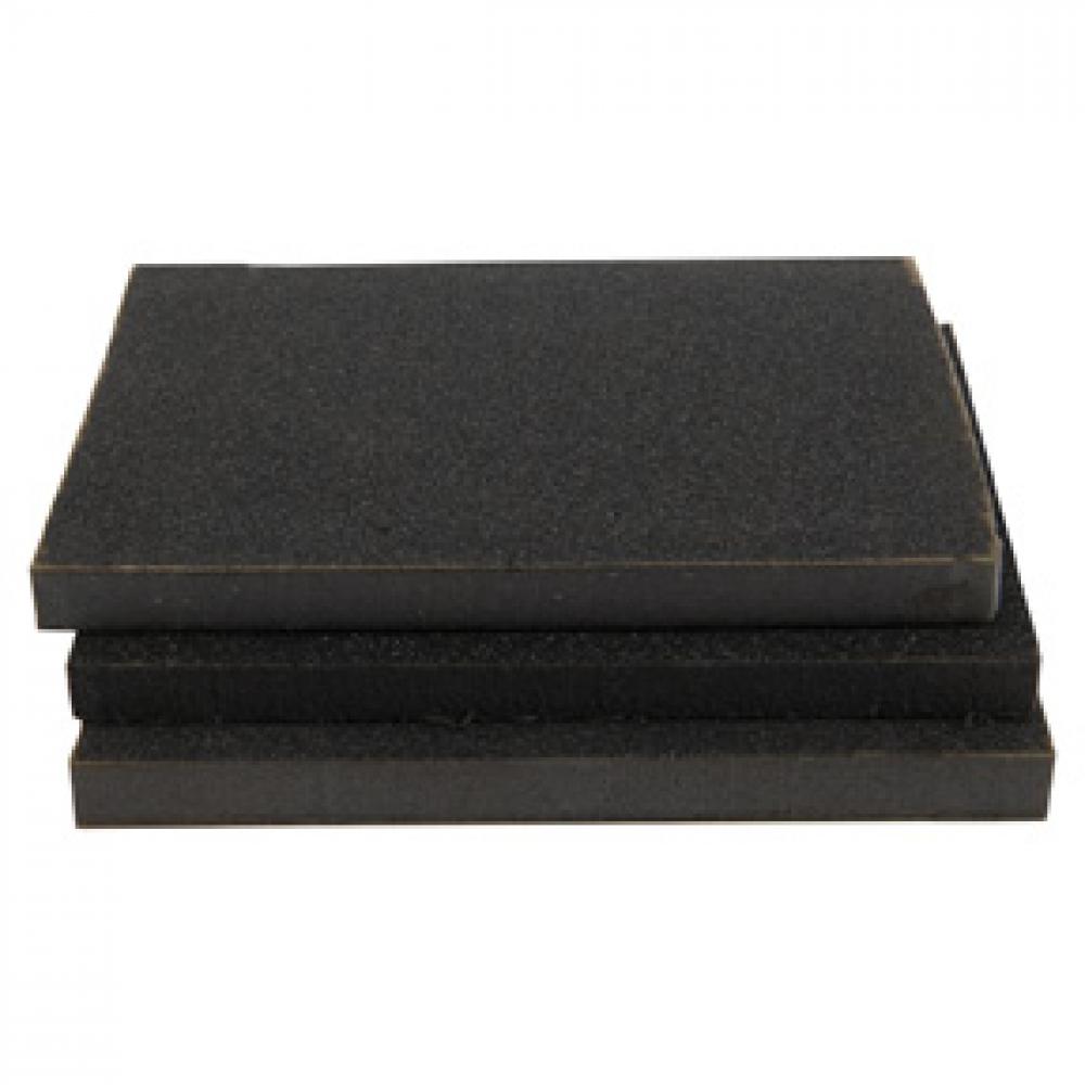 Flat Sanding Pads 4.9x3.9&#34; 3Pk