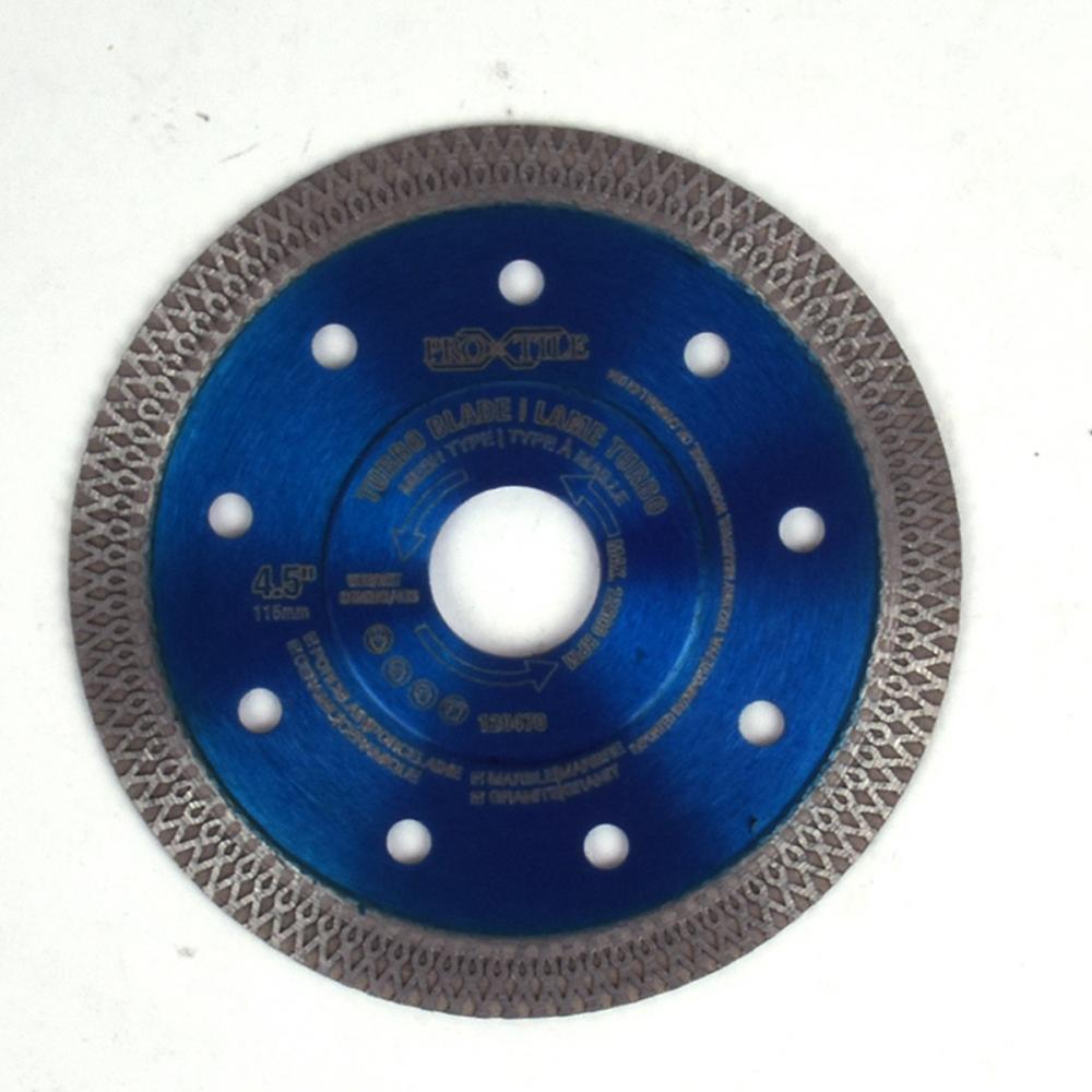 Cont. Mesh Rim Dmd Saw Blade Extra Turbo 4½&#34;
