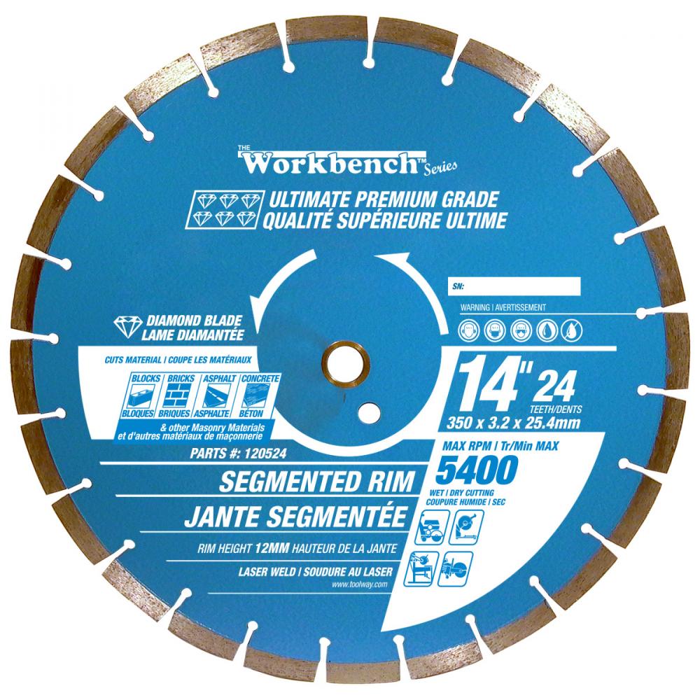 Blade 14in Laser Weld Segmented Diamond
