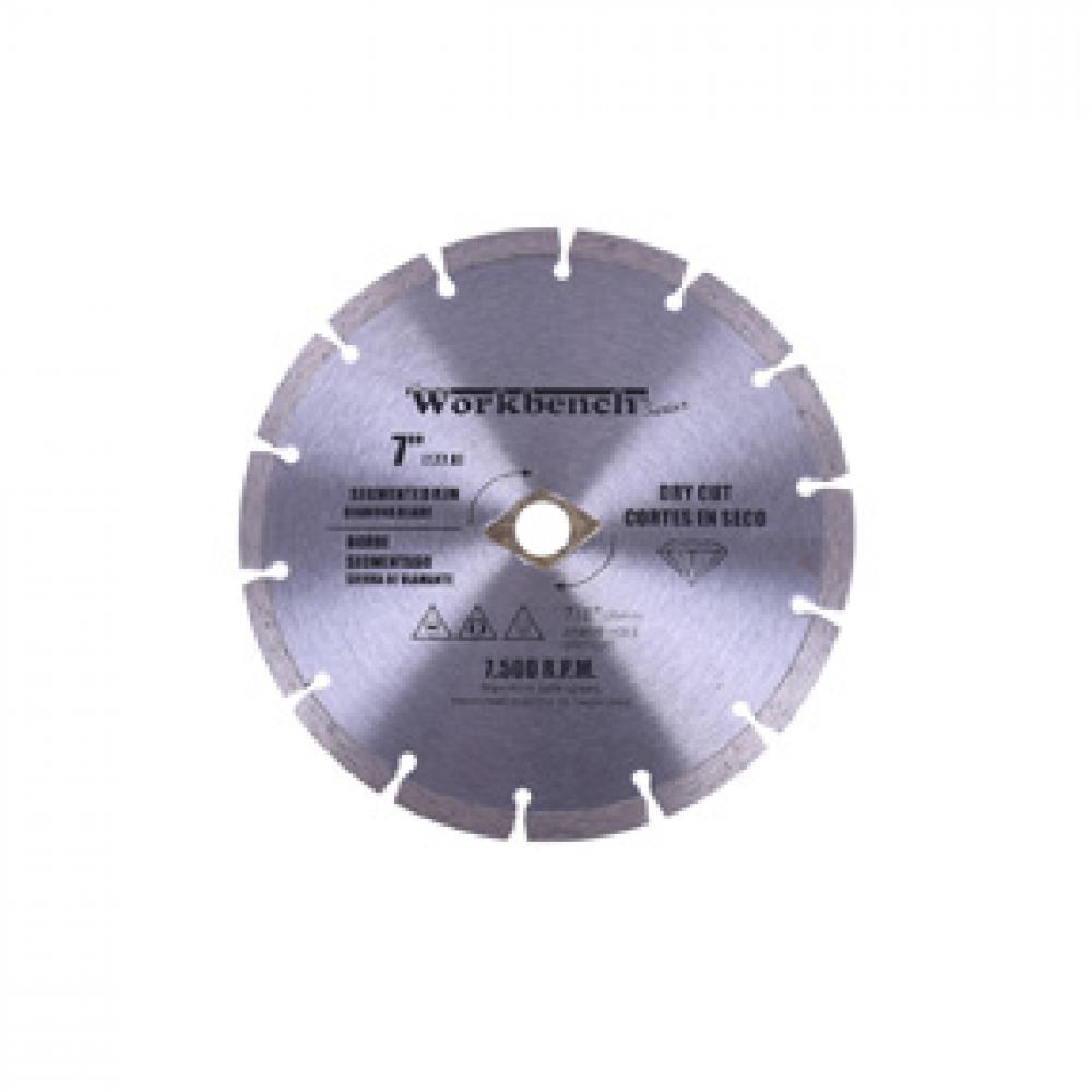 Diamond Saw Blade 7in (Segmented Continuous Turbo & Continuous Rims)