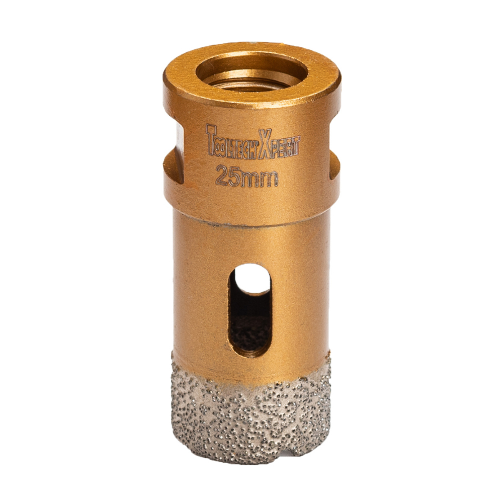 Diamond Core Hole Saw Bit 1in (25mm) Thread 5/8-11