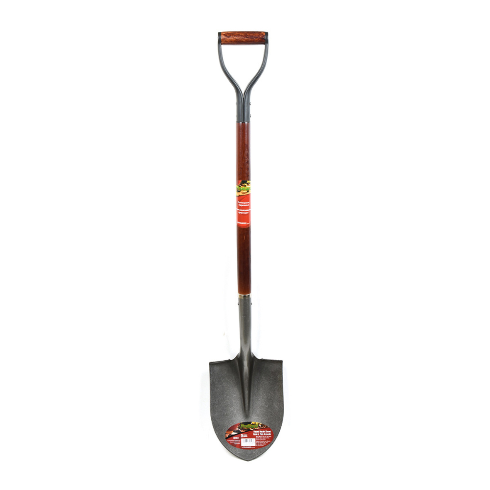 Shovel Round Point 40in x 8-1/2in Blade Wood D-Handle