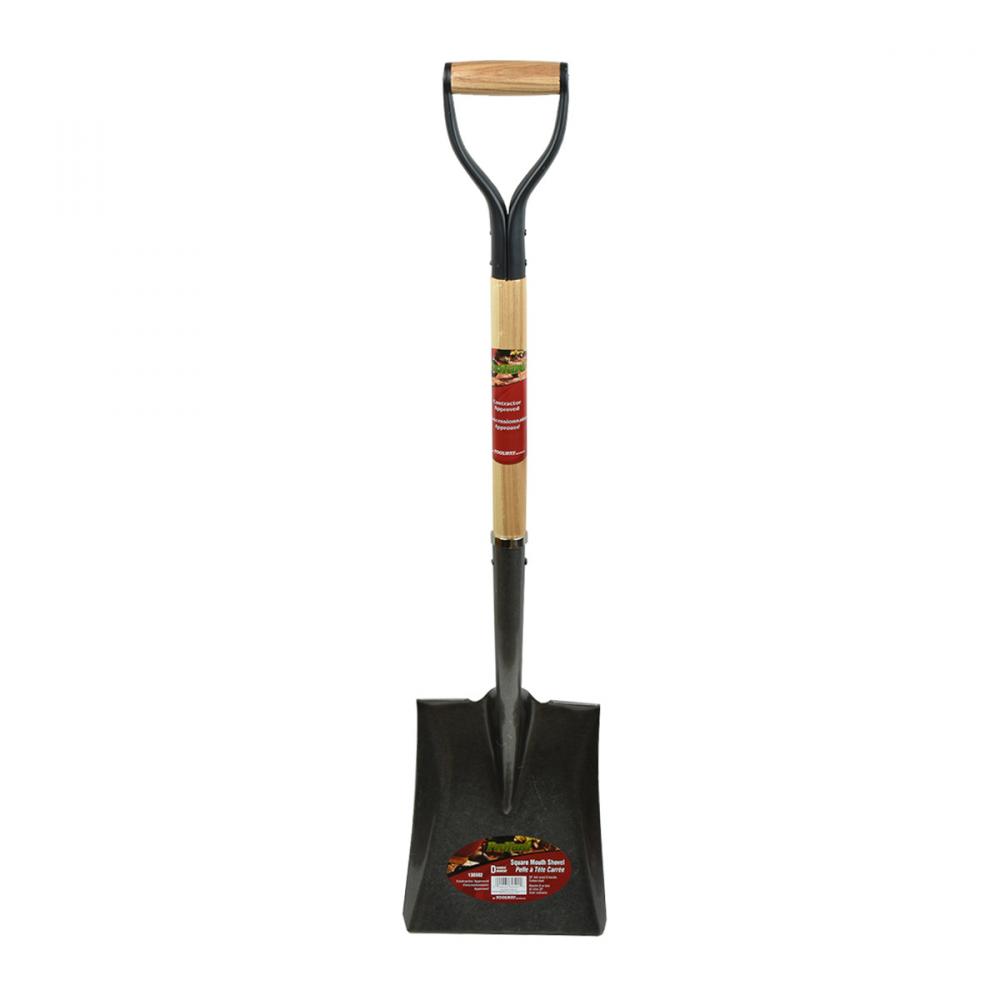 Shovel Square Mouth 38in x 9-1/3in Blade Wood D-Handle