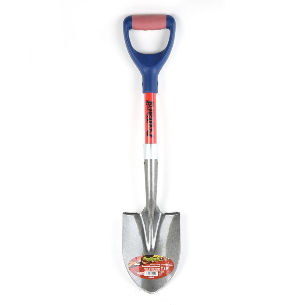 Shovel Round Point 27in x 6in Blade Fiberglass D-Handle