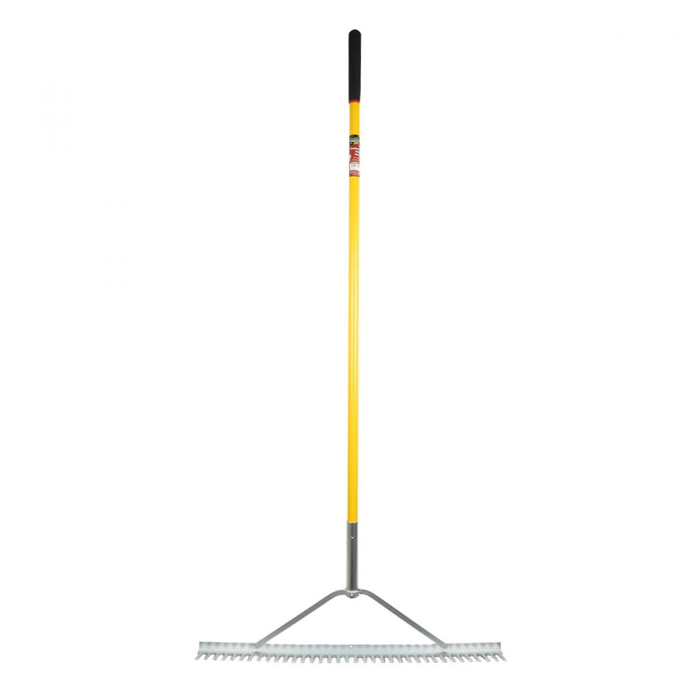 Landscaping Rake 64&#34; 36-Tine Fibreglass L-Handle