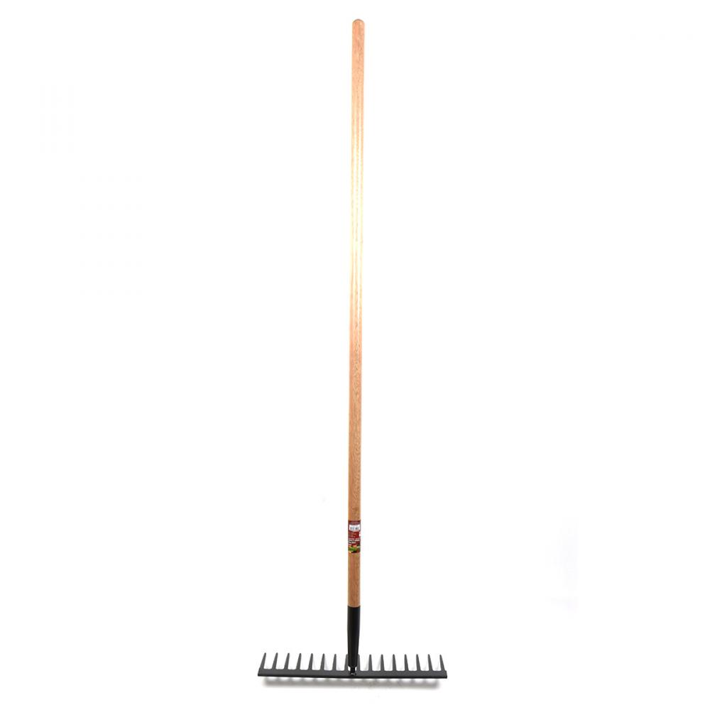 Levelling Rake 54in 16-tine HD Forged Steel Wood Handle