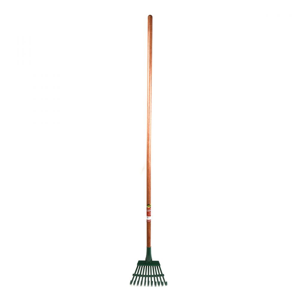 Lawn & Leaf Rake Flex-Steel 11-tine 48in Wood L-Handle