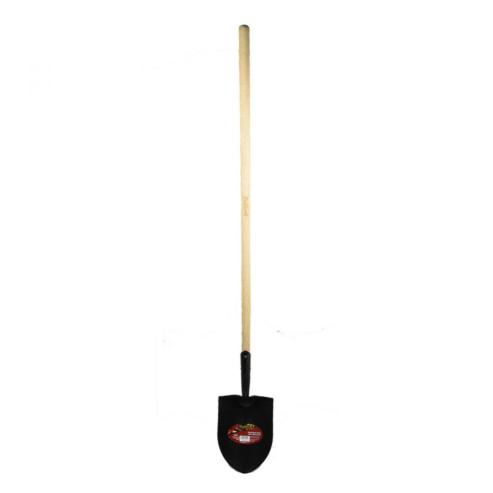 Shovel Round Point 64-1/2in x 9in Blade Wood L-Handle