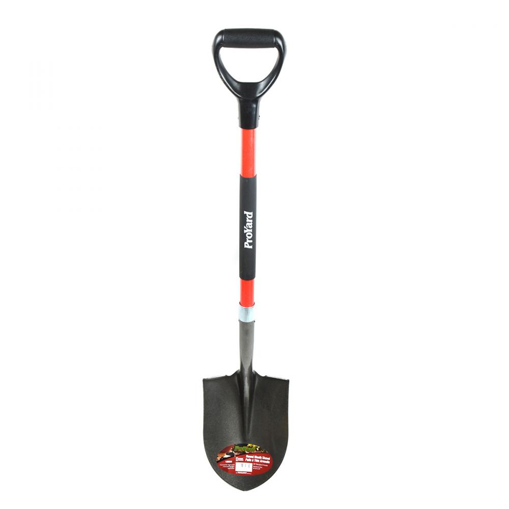 Shovel Round Point 43in x 8-1/2in Blade Fibreglass D-Handle