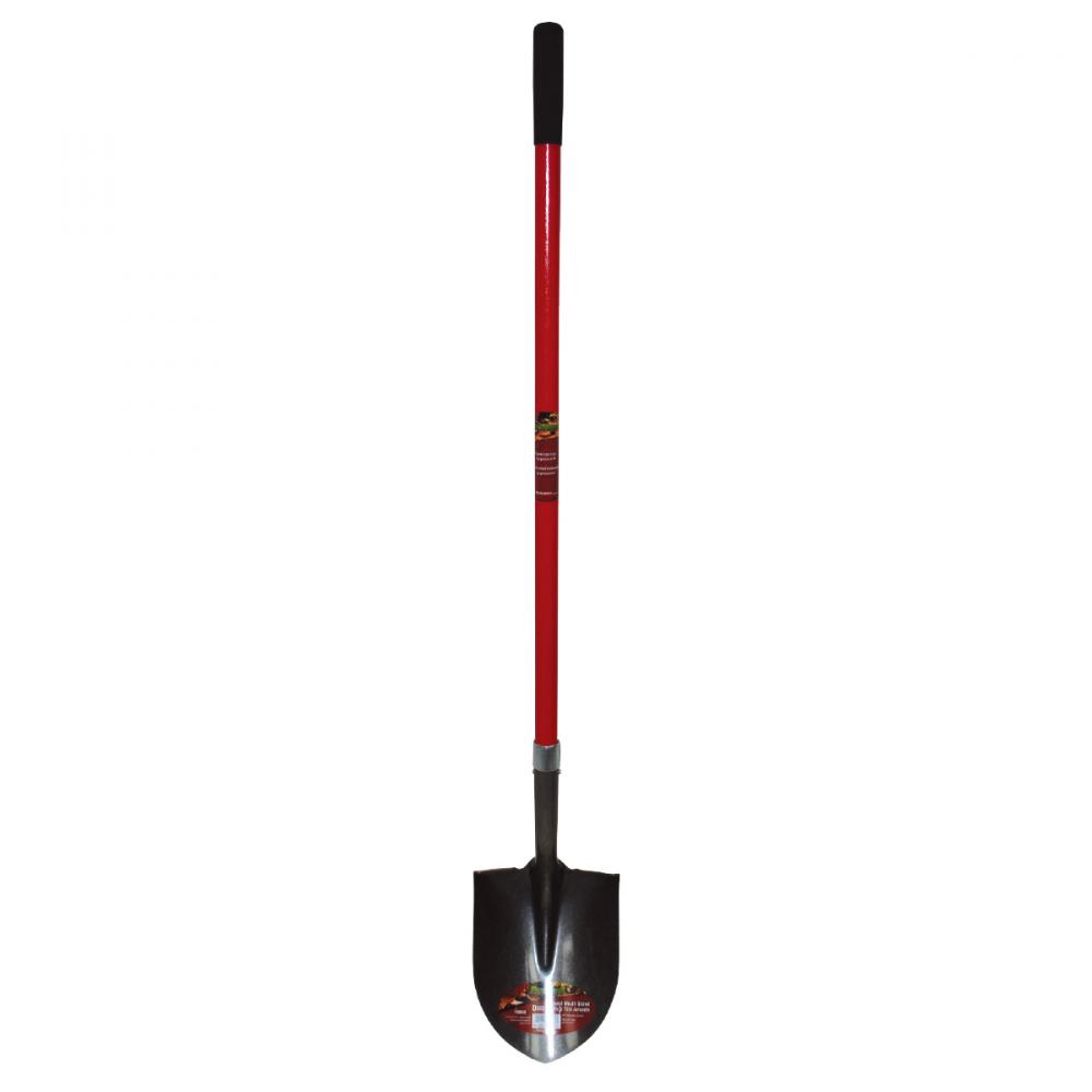 Shovel Round Point 58in x 8-1/2in Blade Fibreglass L-Handle