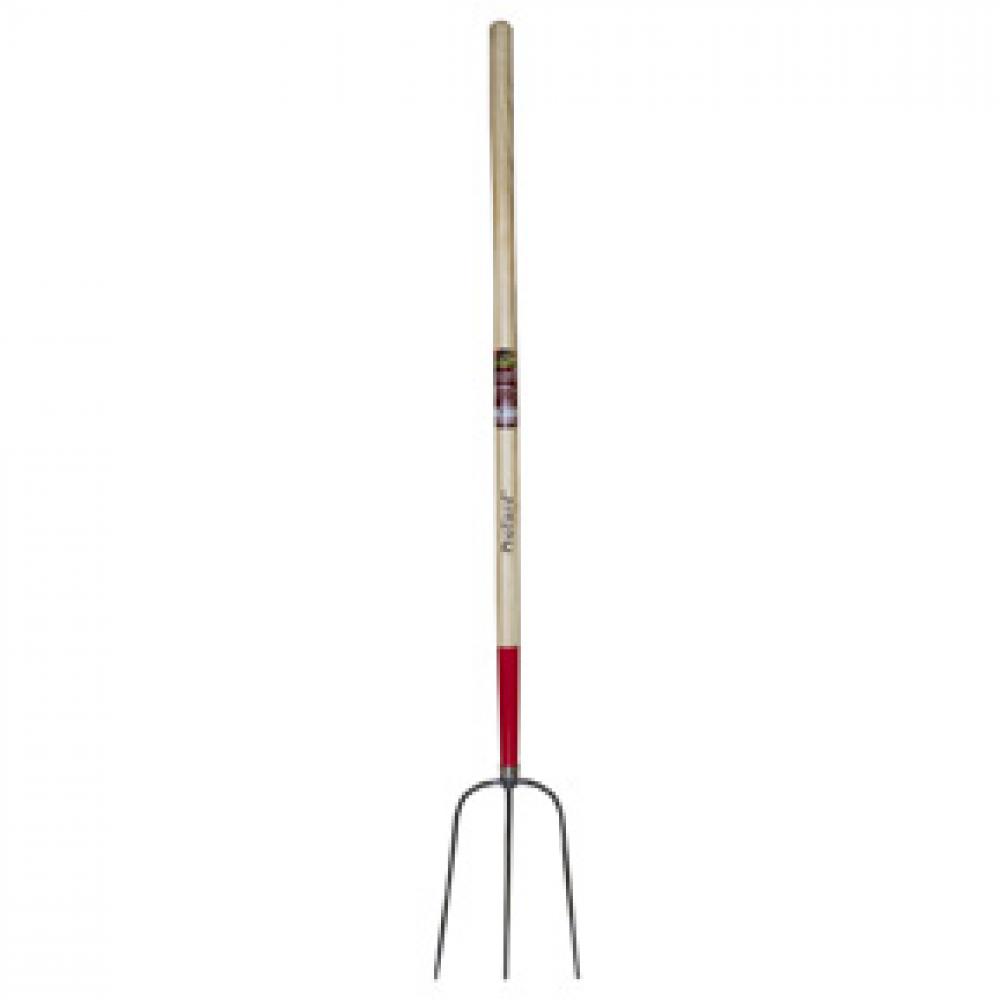 Grizzly Hay Pitchfork 60in 3-Tines 7.5&#34;  Head Wood Handle