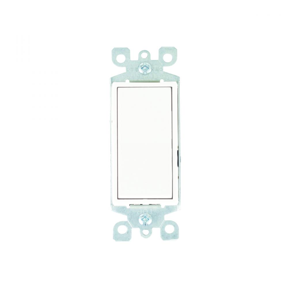 Decora 15-Amp Single Pole Switch White