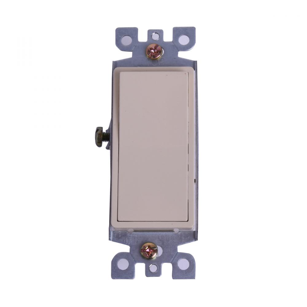 Decora 15-Amp Single Pole Switch Ivory