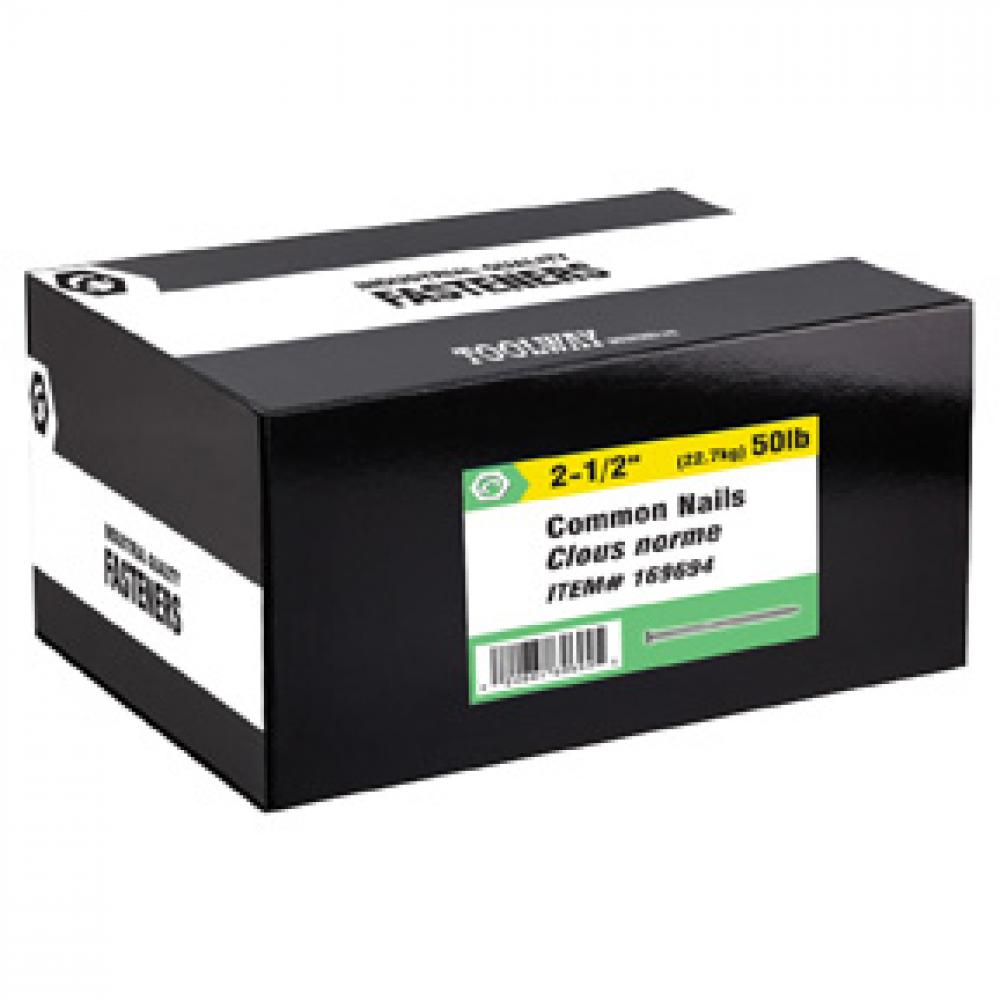 Common Nail 2 ½in 50lbs/box