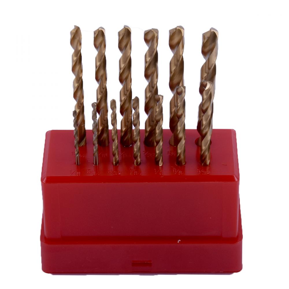 Drill Bit Tin/F GRND 13pc Set