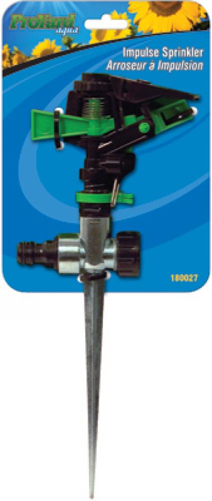 Lawn Sprinkler Metal Impulse 1-Way with Spike