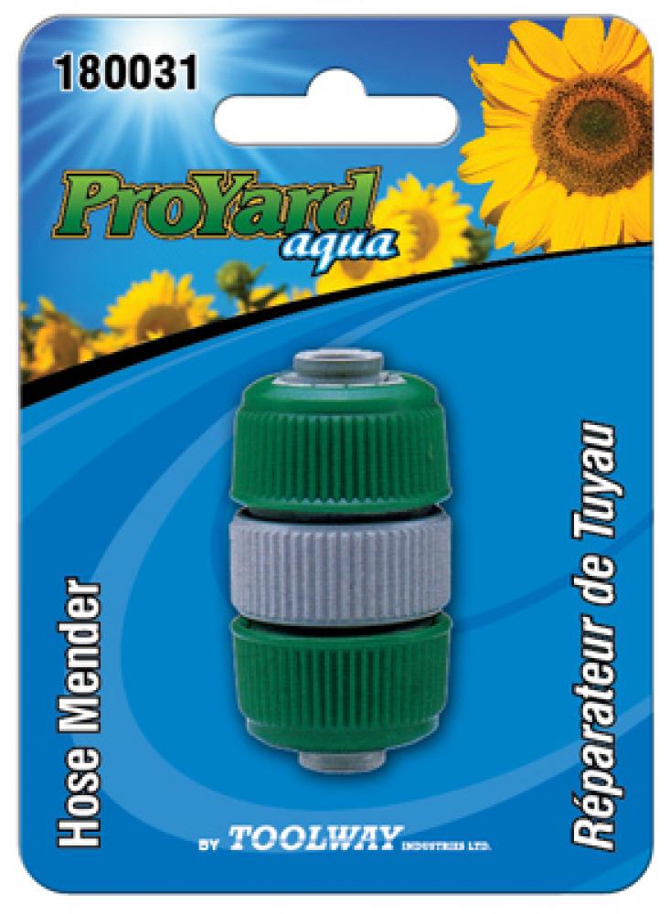 Plastic In-line Water Hose Mender 1/2&#34;