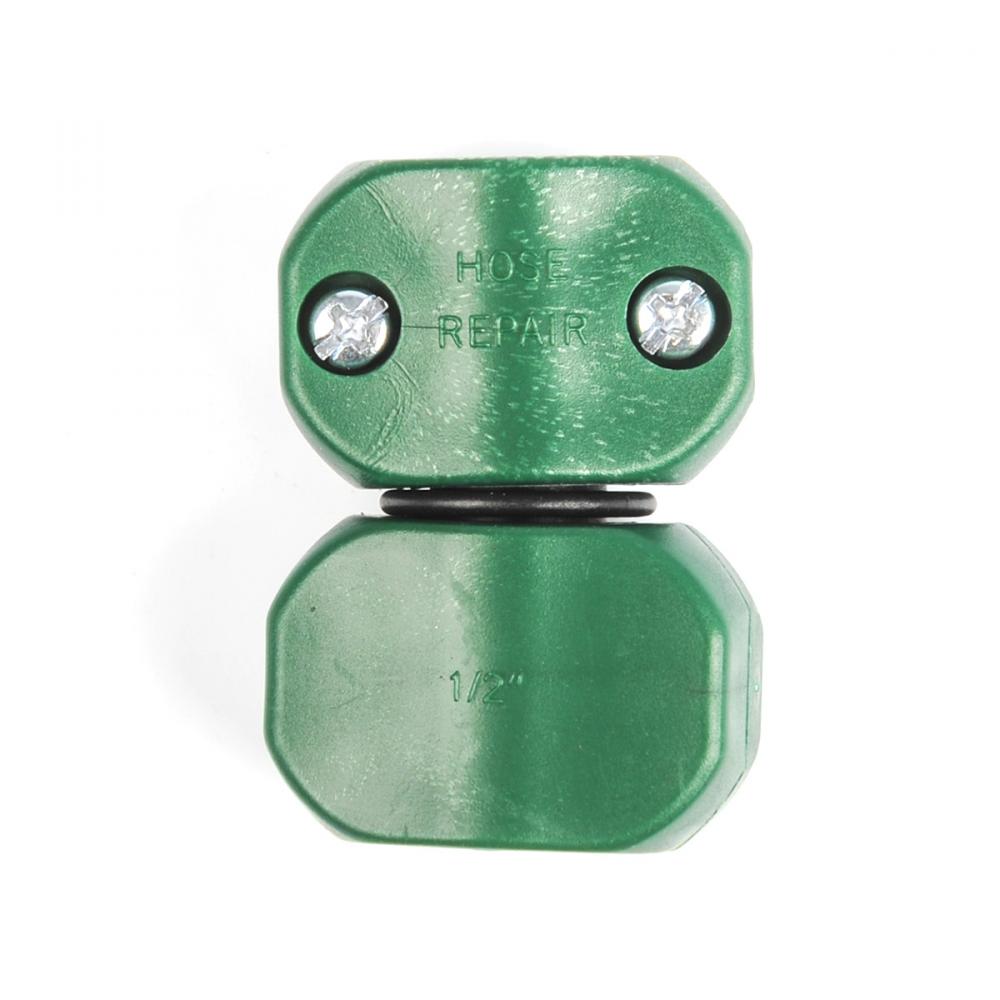 Plastic In-Line Hose Mender with screws 1/2&#34; Male
