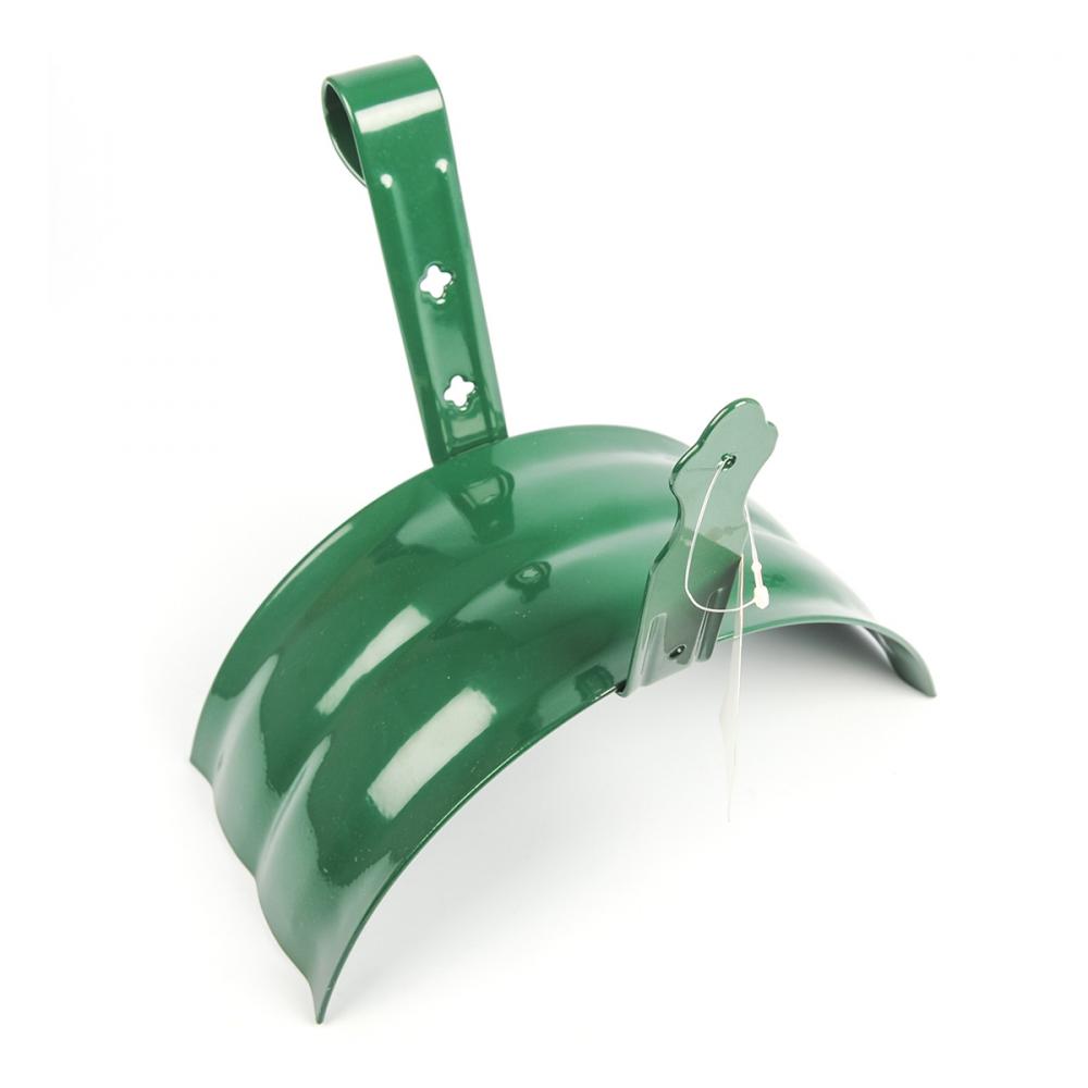 Wall Mount Water Hose Hanger Metal Green