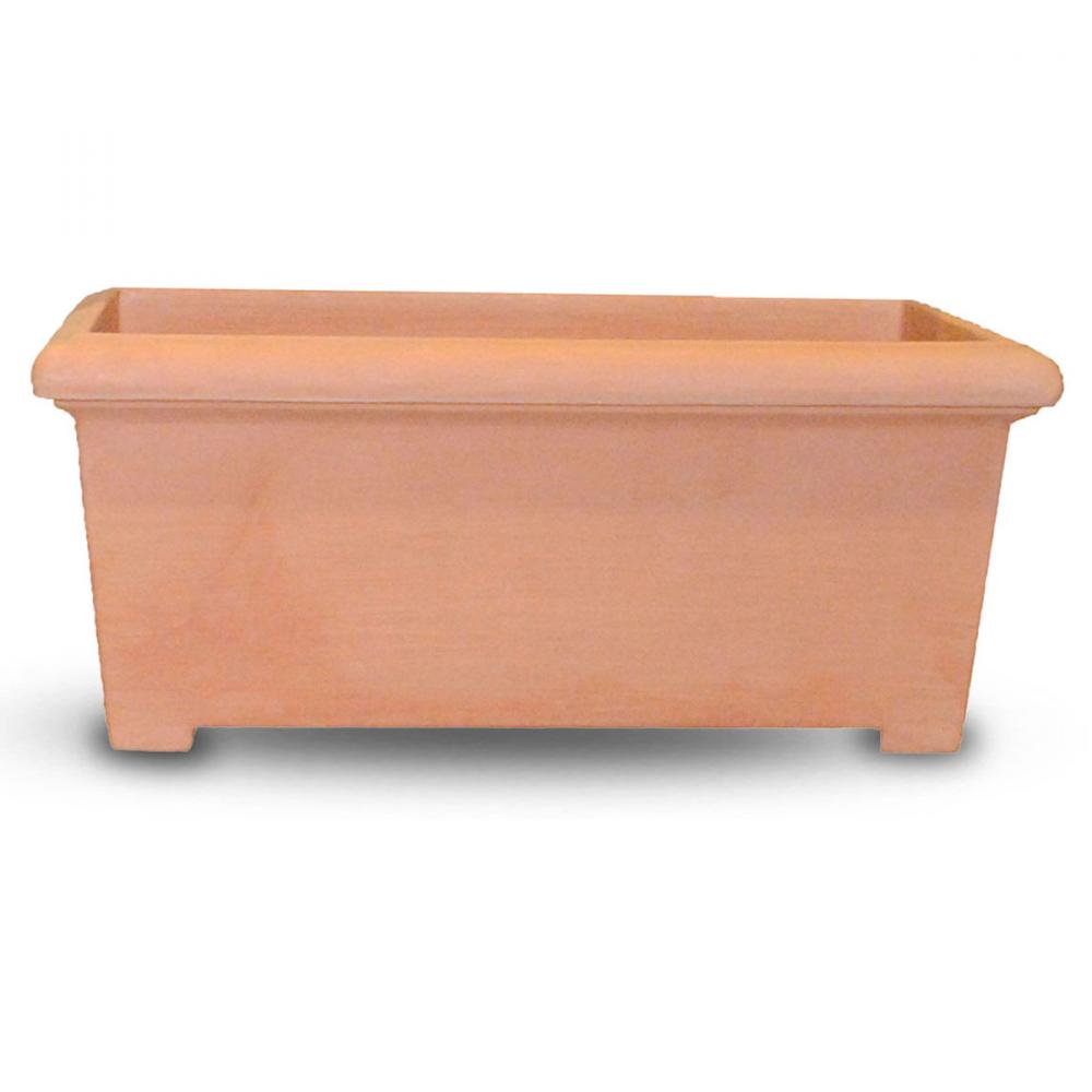 Rectangular Poly Planter 48x18&#34; Terracotta
